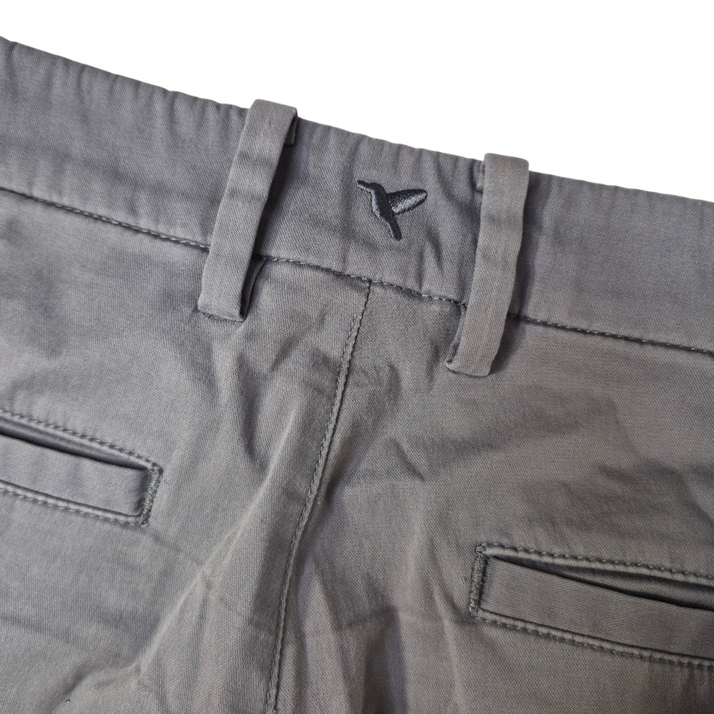 Birddogs Chino Pants Mens 32x30(29) Slim Gray Cotton Performance Casual Everyday